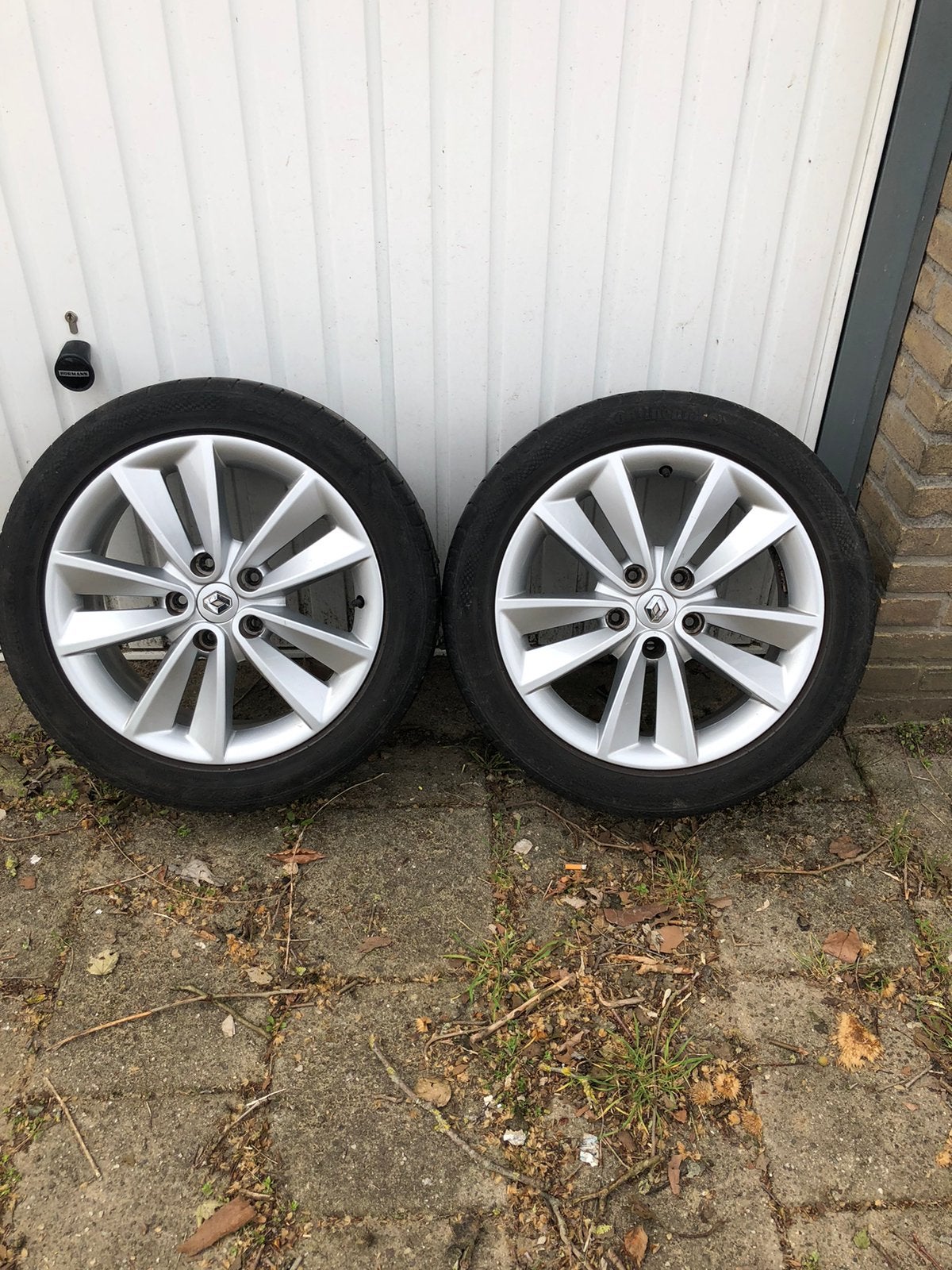 2stuks velgen, Ophalen