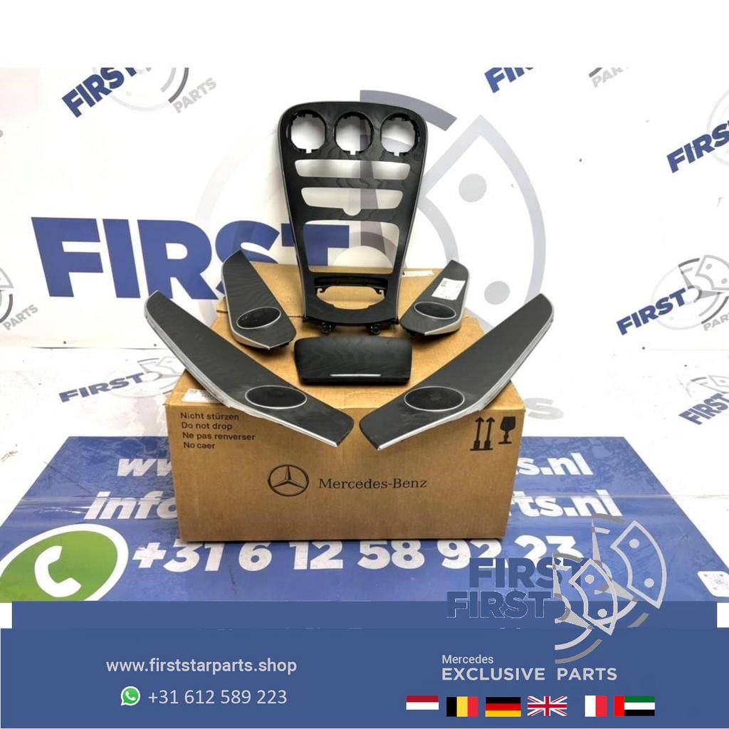 W205 AMG lijsten SET zwart ESSEN HOUT Mercedes C Klasse 2018, Gebruikt, -, Ophalen of Verzenden, -