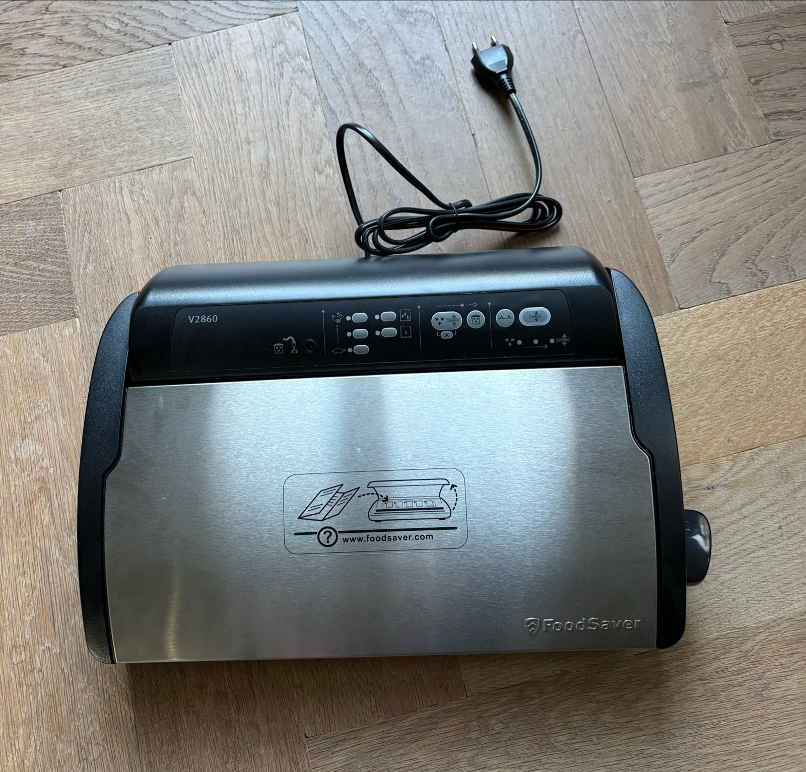 FoodSaver V2860 Vacumeermachine - Zo goed als nieuw, Overige typen, Zilver, Ophalen of Verzenden, Zo goed als nieuw