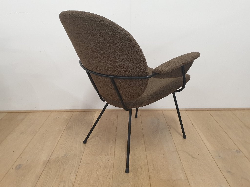 Gispen Kembo fauteuil, Ophalen, 75 tot 100 cm, Zo goed als nieuw, Stof