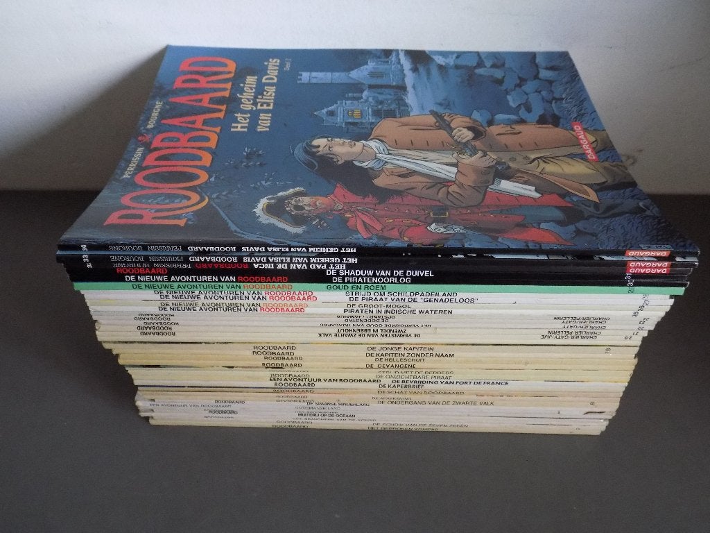 Roodbaard ~ Complete serie 1 t/m 34, Complete serie of reeks, Ophalen of Verzenden, Gelezen