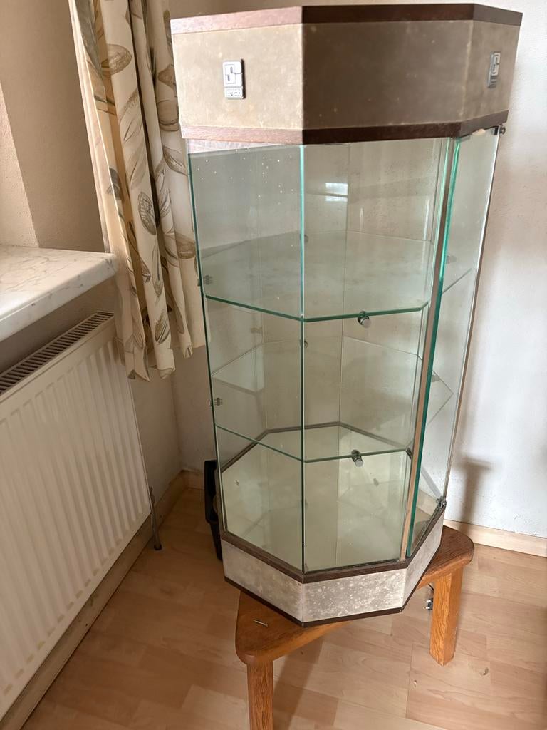 Swarovski vitrinekast met verlichting - 95 cm hoog, Ophalen, Minder dan 50 cm, Gebruikt, Minder dan 100 cm