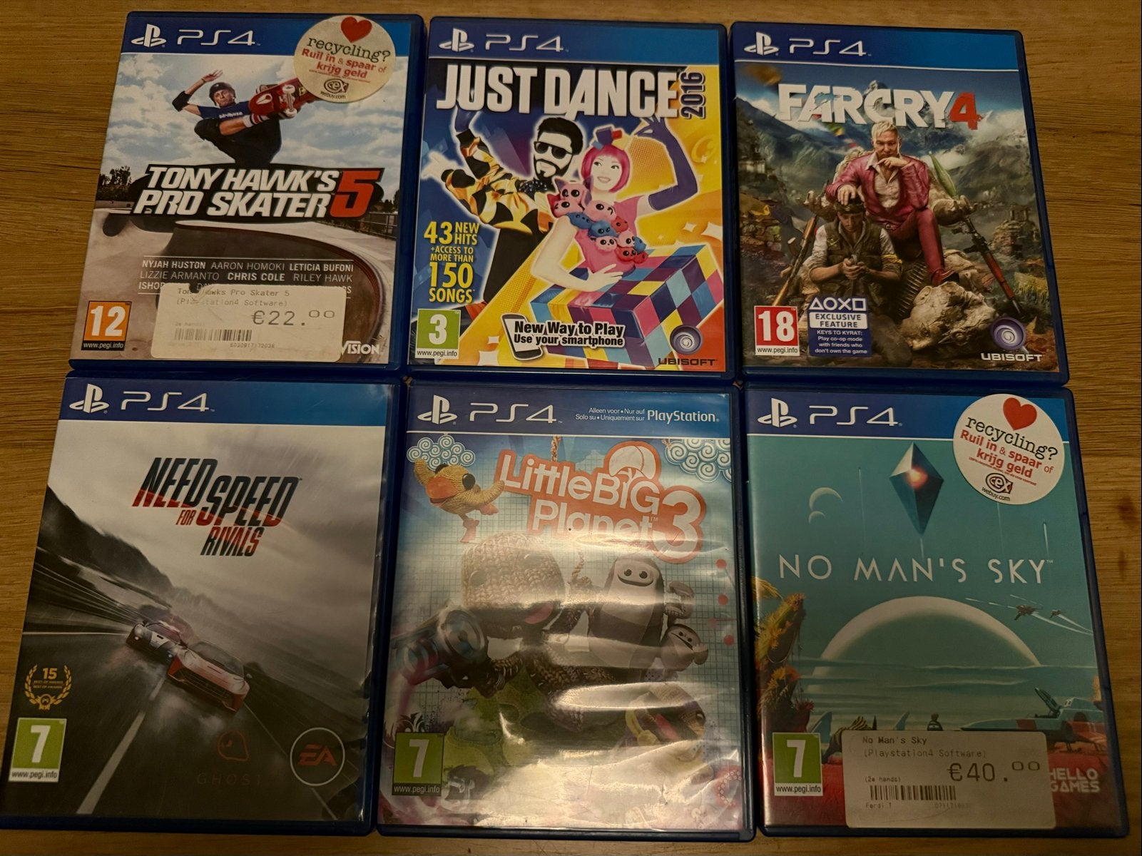 PS4 Games: LitteBIG Planet 3, Just Dance, Farcry 4 en meer, Spelcomputers en Games, Ophalen of Verzenden, Gebruikt, Met games