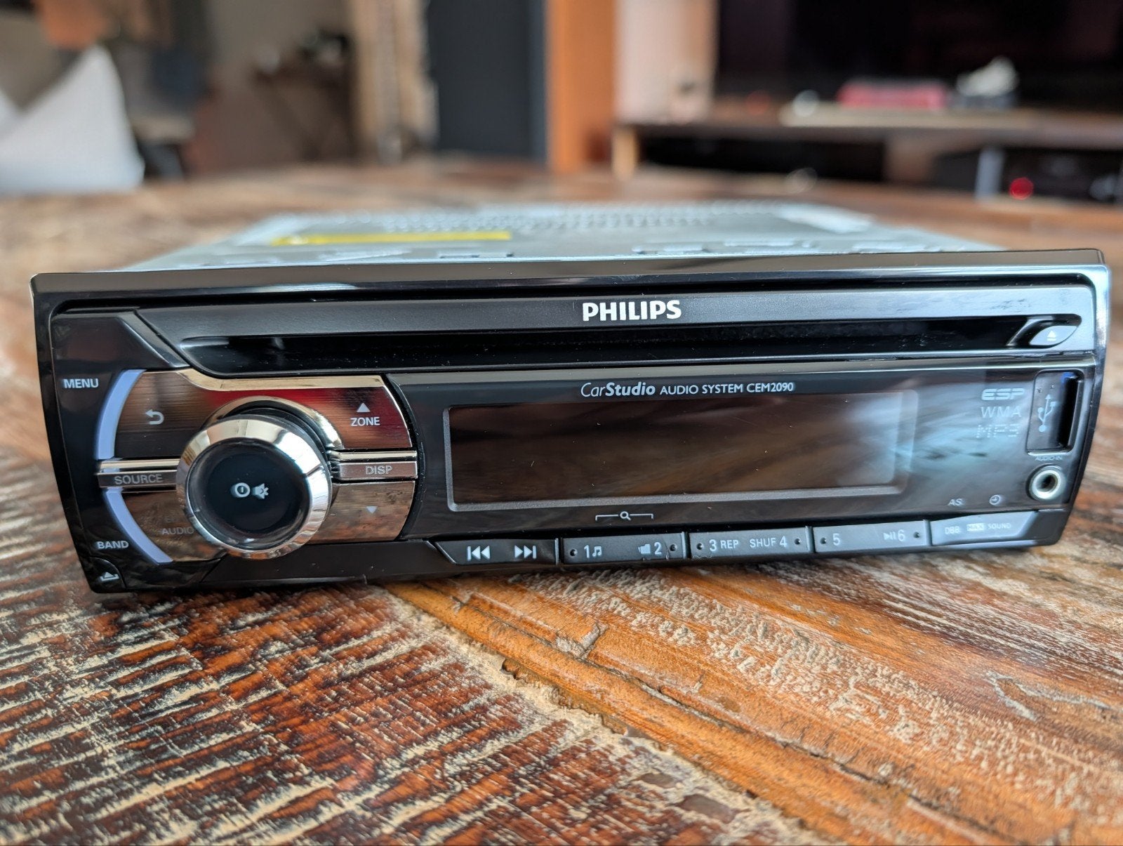 Philips CEM2090 Car Studio Autoradio - Zo goed als nieuw, Ophalen of Verzenden, Zo goed als nieuw