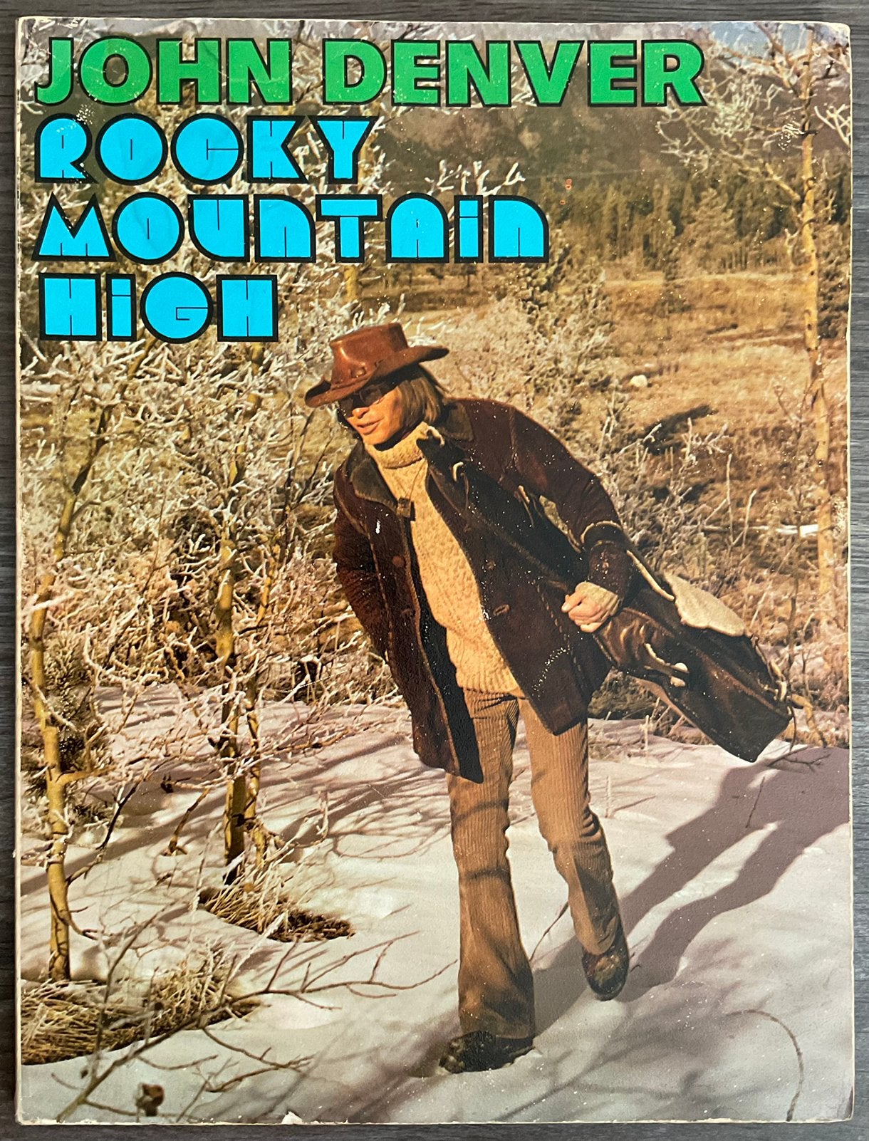 John Denver ROCKY MOUNTAIN HIGH Sheet Music Songbook 1972, Ophalen of Verzenden, Gebruikt, Artiest of Componist, Gitaar