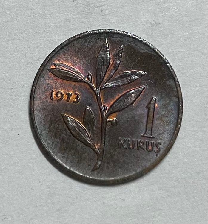 1 kurus Turkije 1973, Ophalen of Verzenden, Overige landen