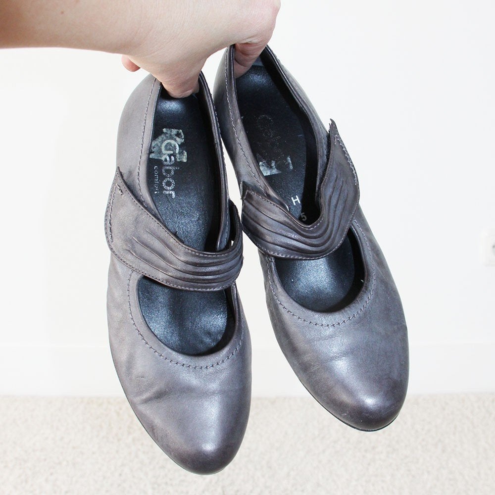 Mooie Leren Gabor Schoenen - s7 (Maat 5H/38) € 40,-