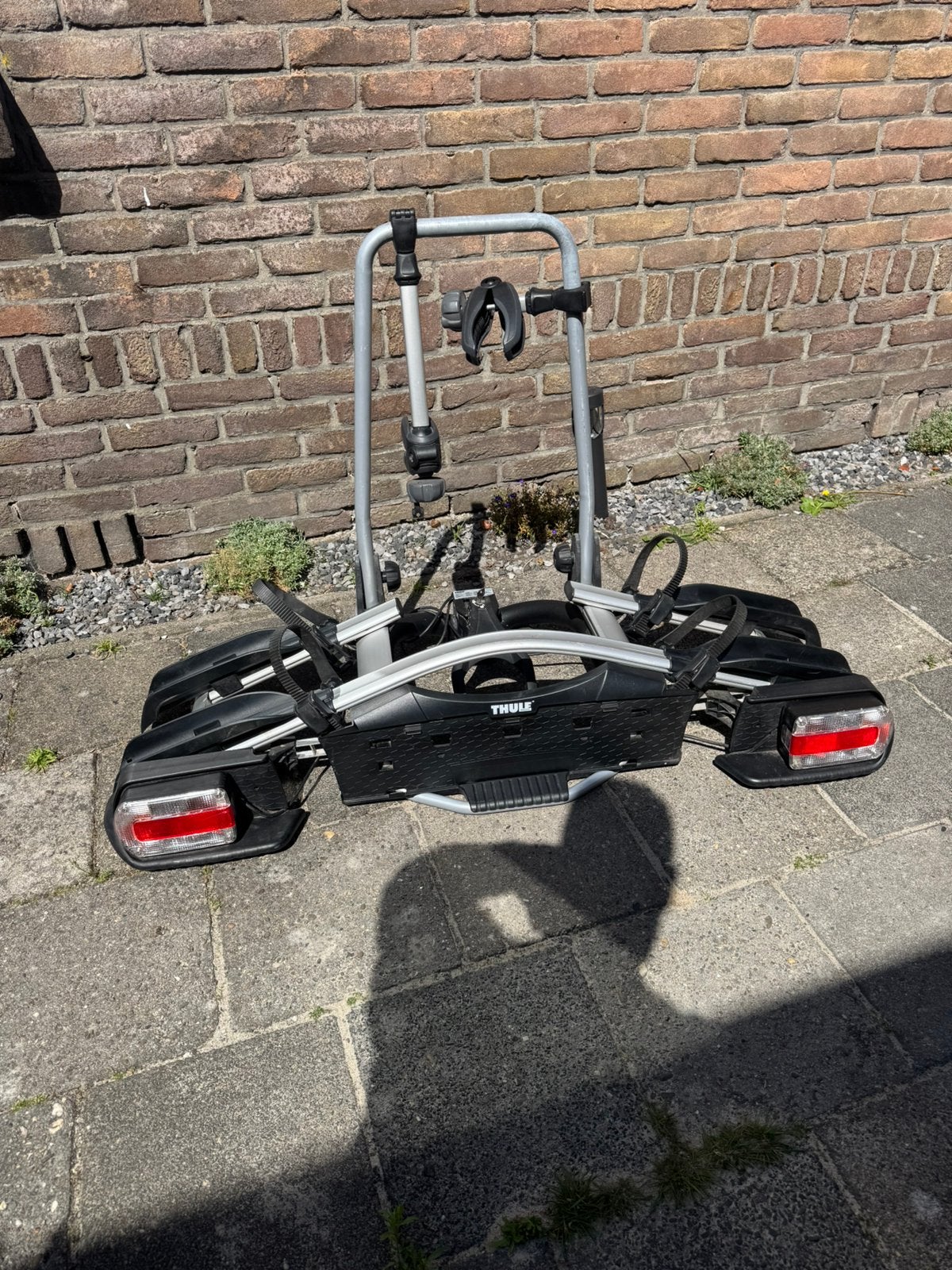 Nette Thule EuroWay G2 921 Fietsendrager – Kantelbaar., Auto diversen, Fietsendragers, Ophalen, Zo goed als nieuw, 2 fietsen, Trekhaakdrager