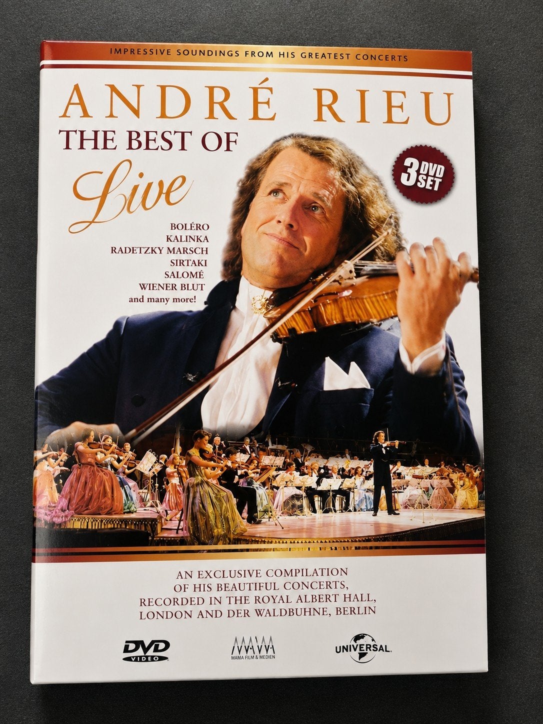 André Rieu – The Best of Live – 3 DVD Set, Tickets en Kaartjes, Eén persoon