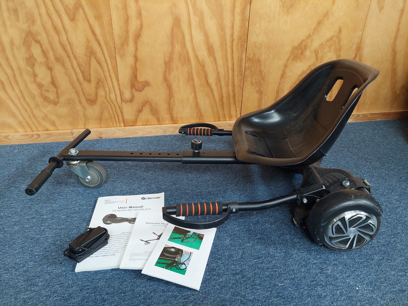Denver HBO-6631 Hoverboard met verstelbaar stoeltje en lader, Ophalen, Gebruikt, Overige typen