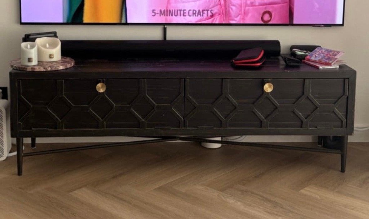 WOOOD bepurehome bequest tv meubel - moet weg!, Ophalen, Gebruikt, 150 tot 200 cm, Minder dan 100 cm