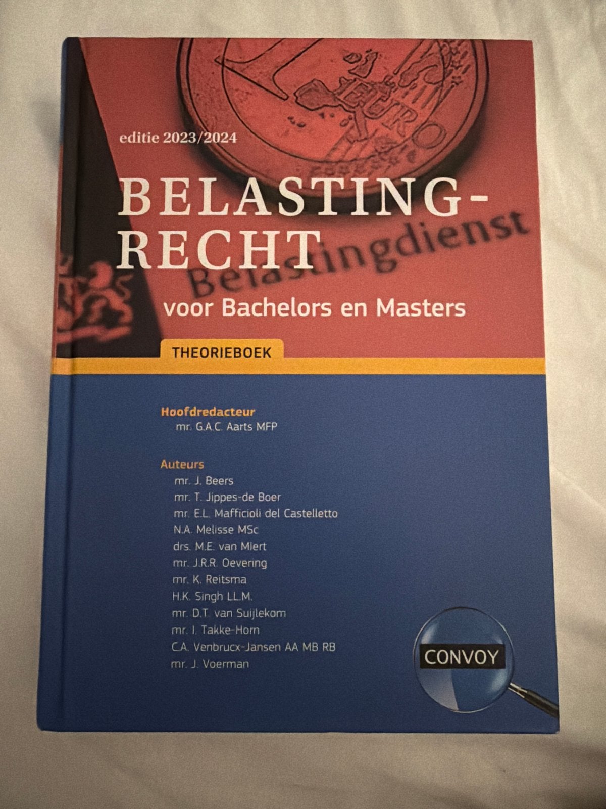Belastingrecht Theorieboek 2023/2024 Bachelors/Masters, Ophalen of Verzenden, Gamma, Zo goed als nieuw, HBO