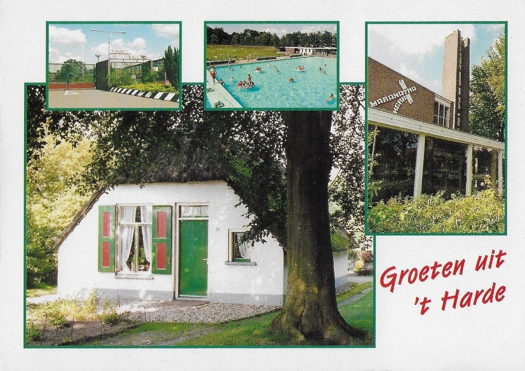 W8 Ongelopen Ansichtkaart Groeten uit 't Harde, Ophalen of Verzenden, 1980 tot heden, Ongelopen, Gelderland