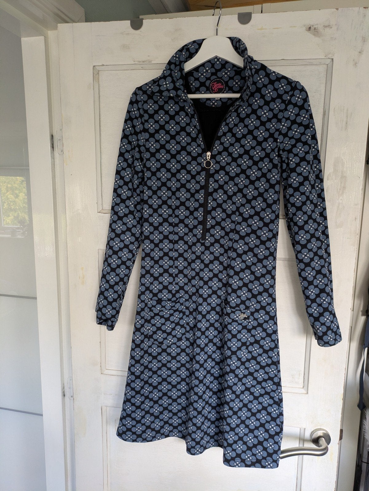 Tante Betsy jurk,maat M, Kleding | Dames, Maat 38/40 (M), Tante Betsy, Blauw, Ophalen of Verzenden