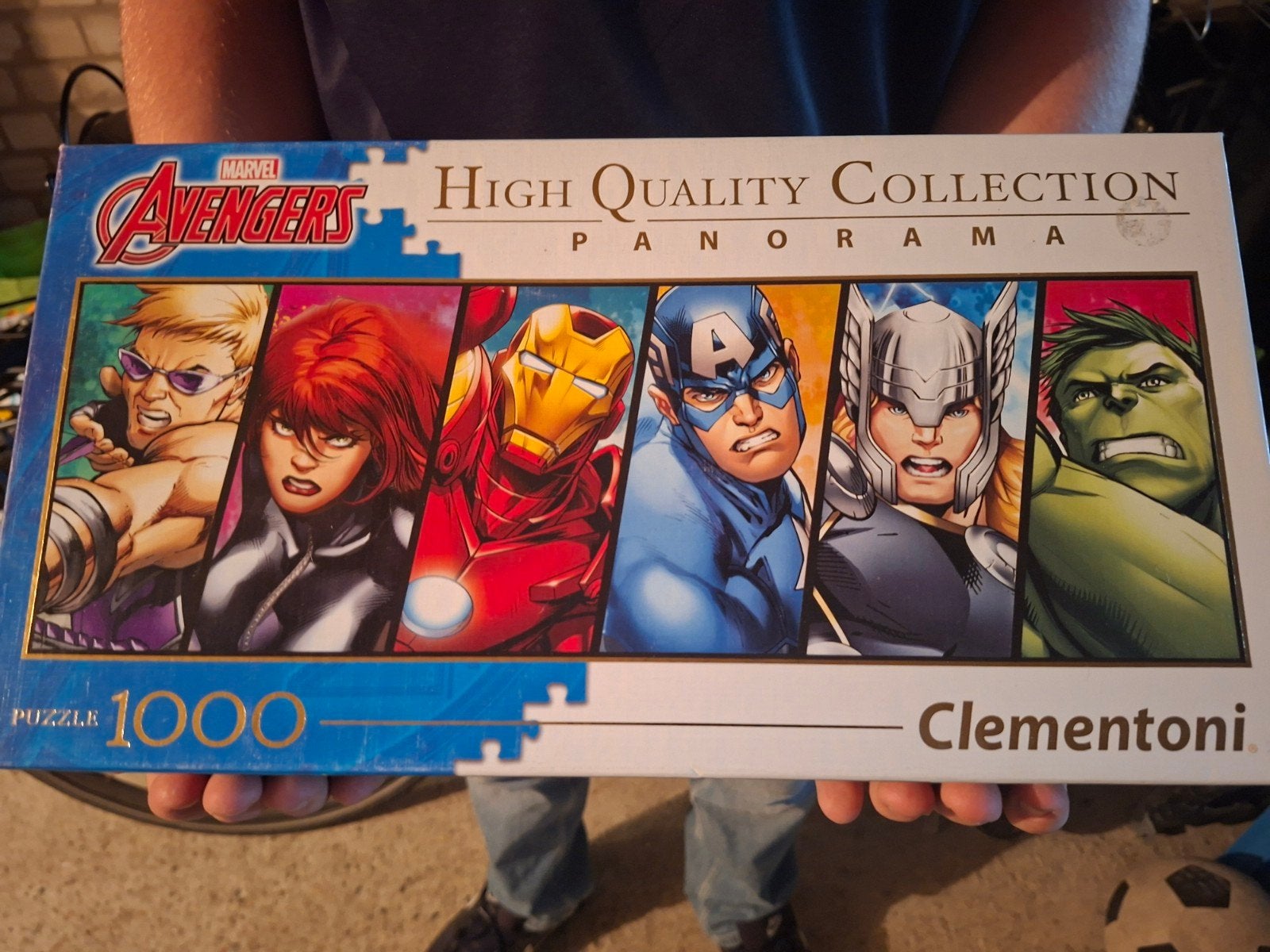 puzzel avengers compleet, Ophalen of Verzenden, Meer dan 50 stukjes, Zo goed als nieuw, 6 jaar of ouder