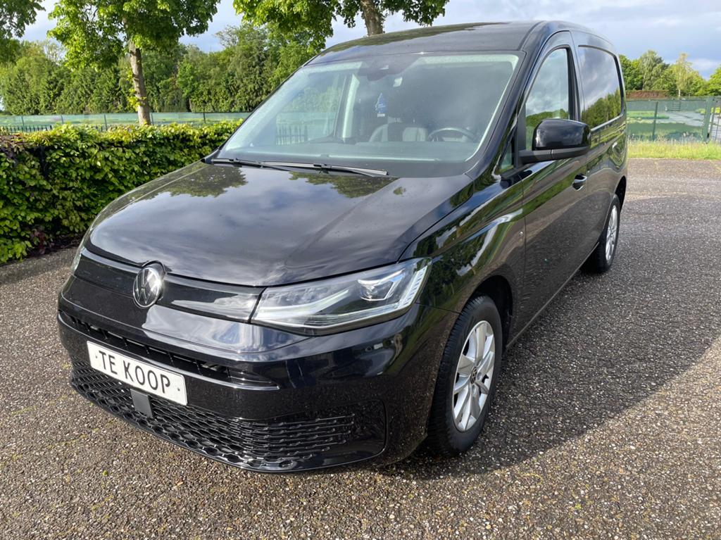 VOLKSWAGEN CADDY 1.5 TSI AUTOMAAT BJ 2021 grijs kenteken !, Auto's, Bestelauto's, Stof, Volkswagen, Zwart, 650 kg