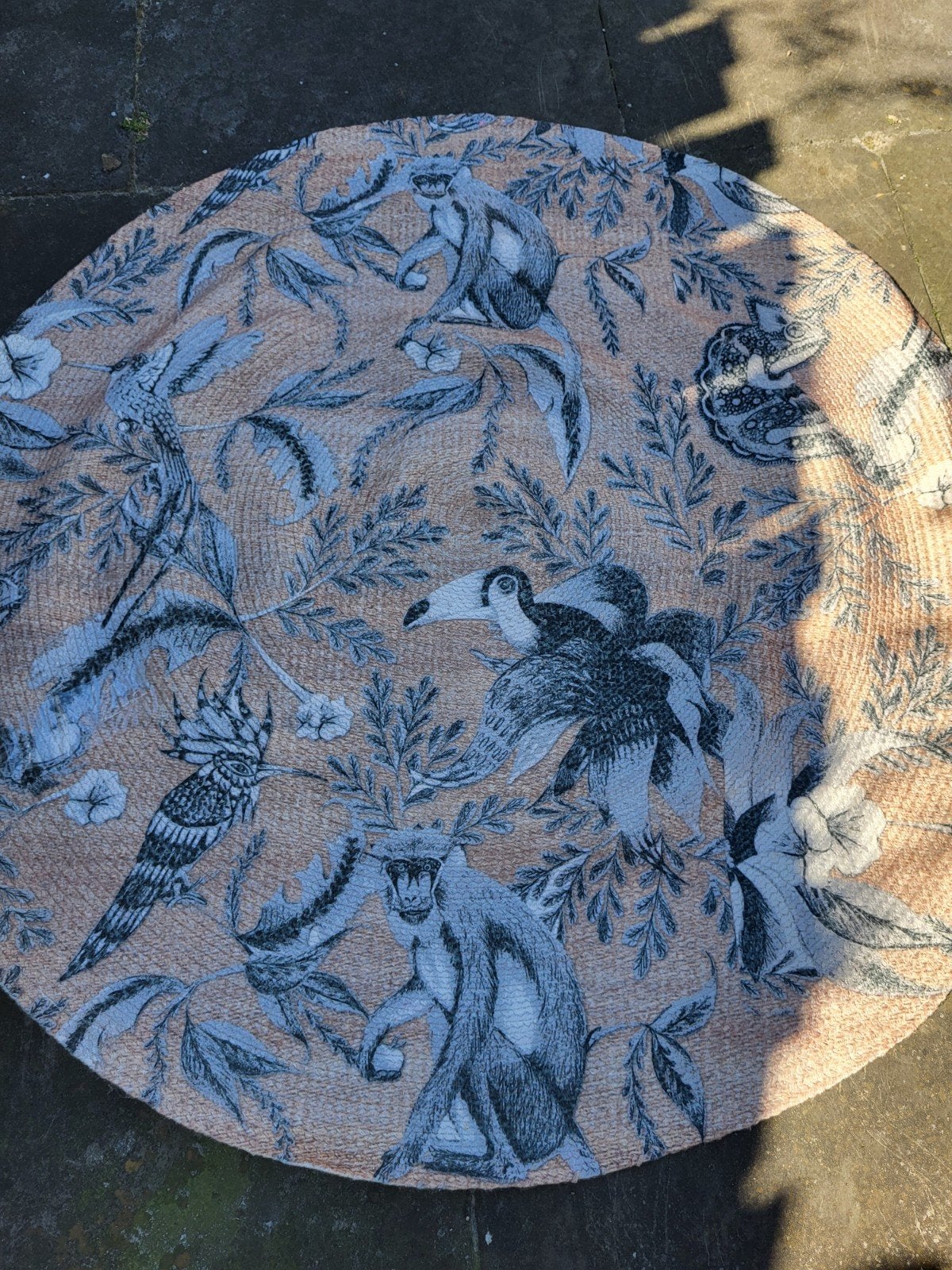 Jute kleed jungle thema 115cm, Ophalen