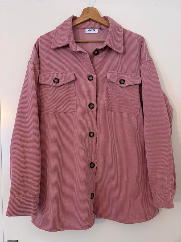 Dames rib blouse roze maat 40, Kleding | Dames, Blouses en Tunieken, Zo goed als nieuw, Maat 38/40 (M), Roze, Ophalen of Verzenden