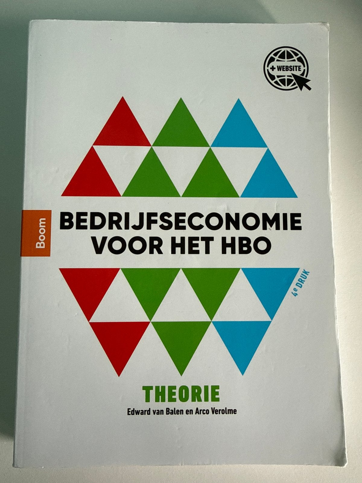 Bedrijfseconomie voor het HBO - Theorie (4e druk), Ophalen of Verzenden, Zo goed als nieuw, Economie en Marketing