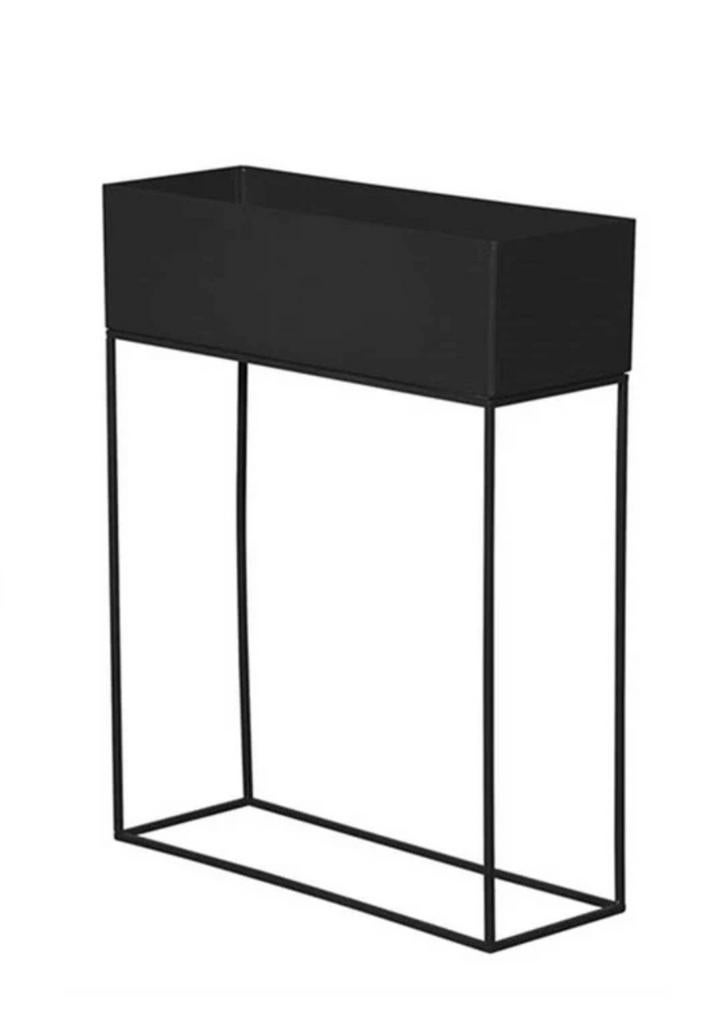 Staande metalen plantenbak, Ophalen, Rond, Zo goed als nieuw, Binnen