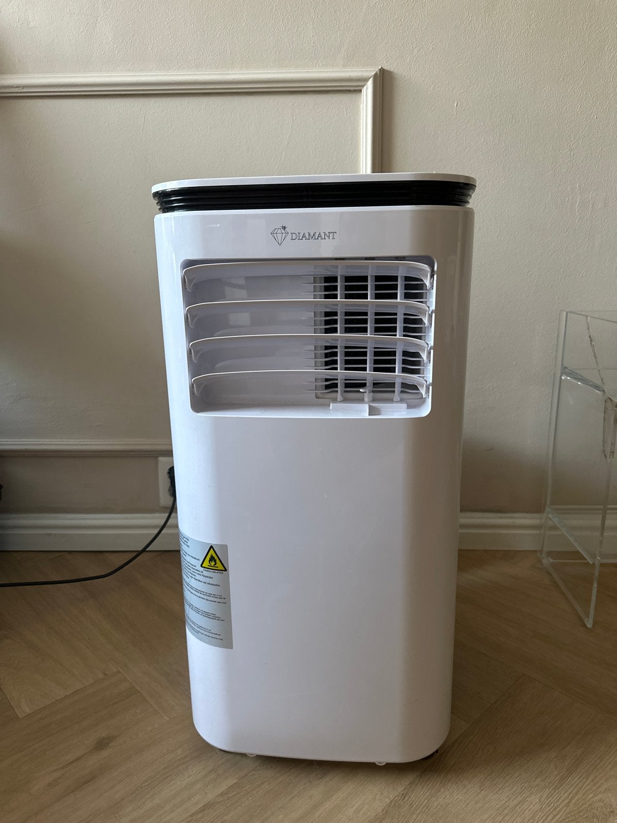 Diamant Mobiele Airco - 9.000 btu, Slechts 2 Zomers gebruikt, Witgoed en Apparatuur, Airco's, Ophalen, 3 snelheden of meer, Zo goed als nieuw