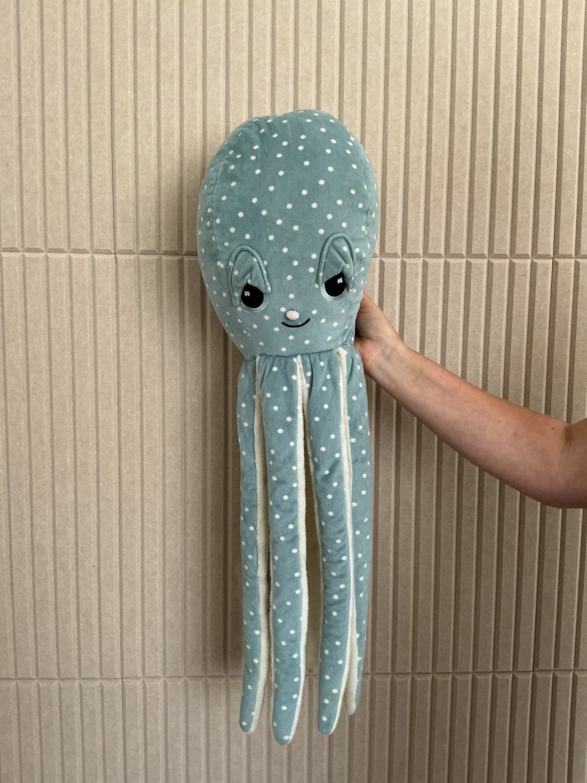 Pluche octopus h&m Home, Ophalen of Verzenden, Zo goed als nieuw, Blauw, Middelgroot (20 tot 80 cm)