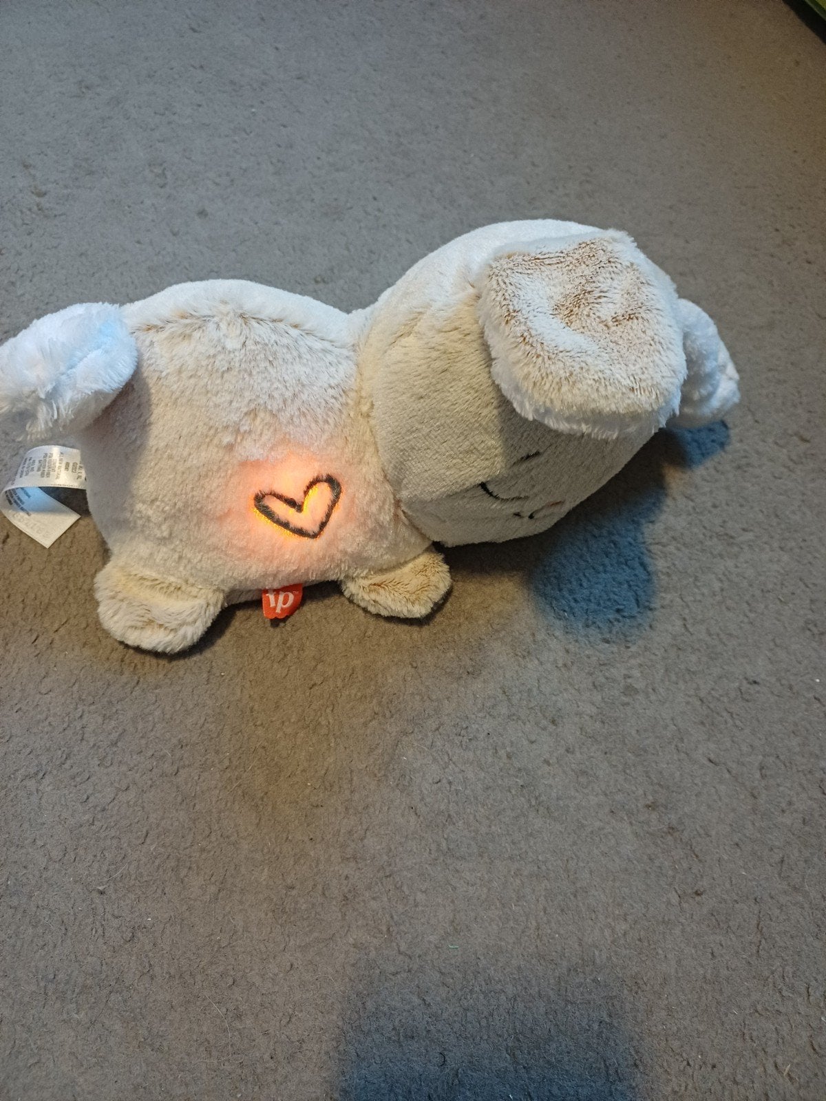 Fisher-Price Knuffelkonijn met Lichtgevend Hartje, Overige merken, Met licht, Konijn, Ophalen of Verzenden