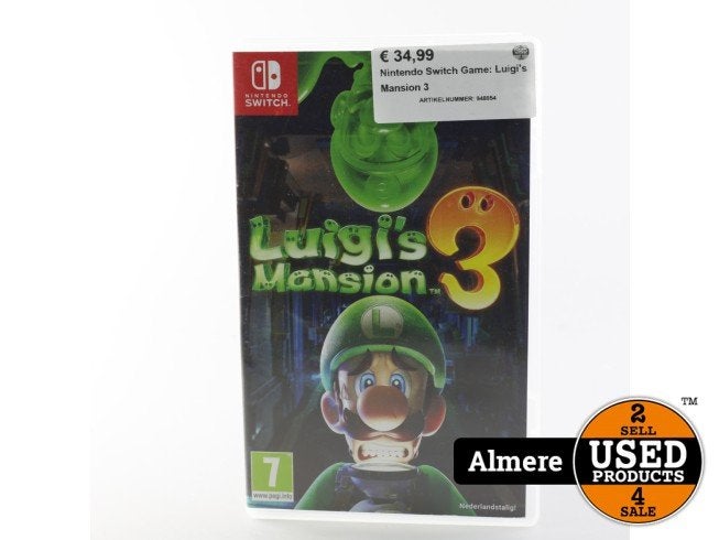 Nintendo Switch Game: Luigi's Mansion 3