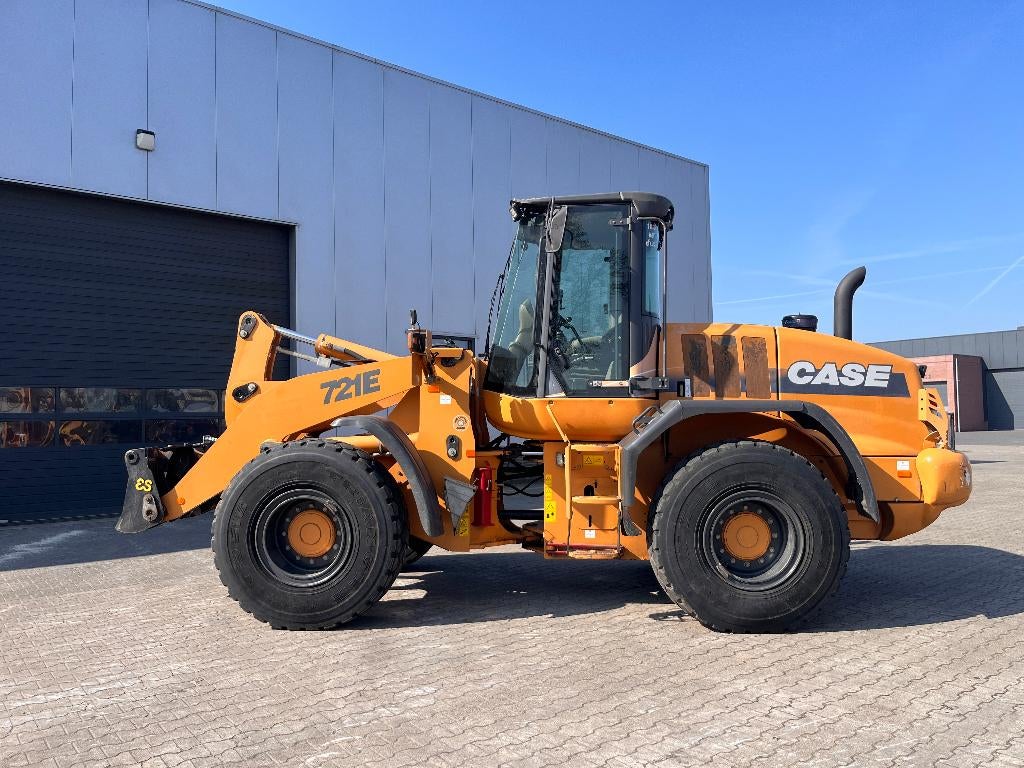 Case 721E shovel loader wiellader, Ophalen, Wiellader of Shovel
