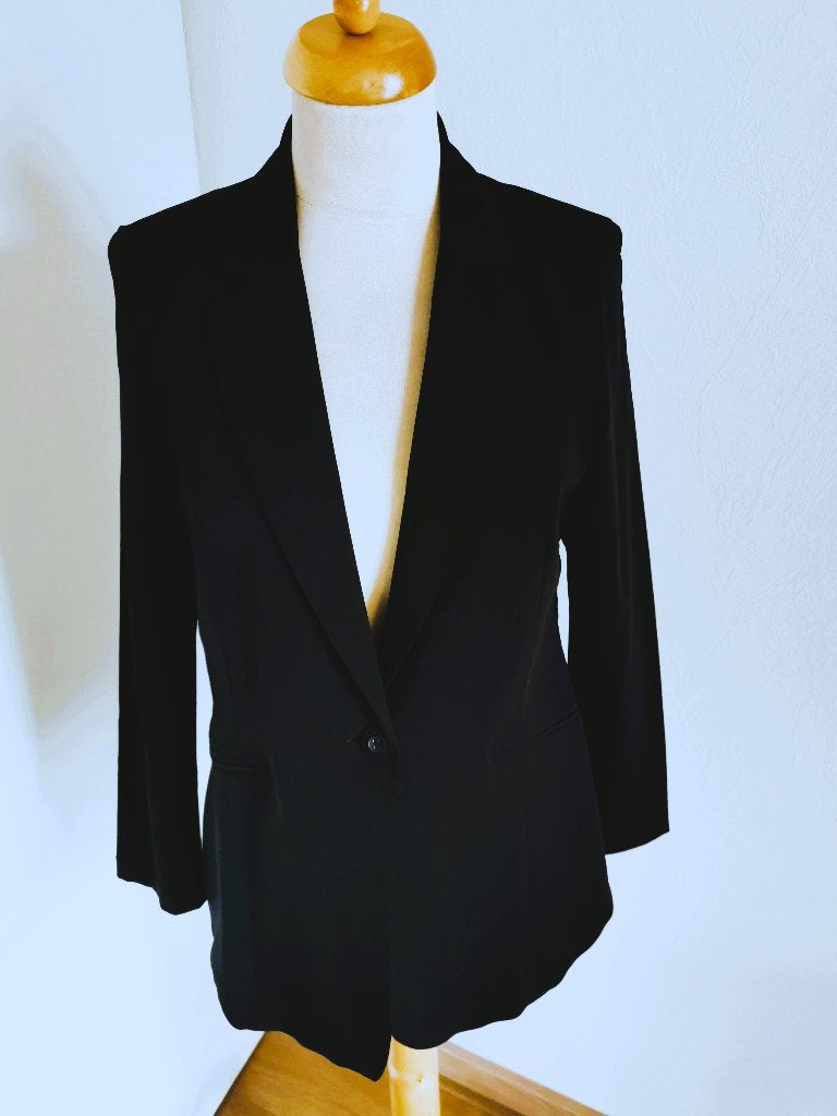 AndCo Woman Blazer maat M; als nieuw, Kleding | Dames, Ophalen of Verzenden, Zo goed als nieuw, Maat 38/40 (M), Zwart