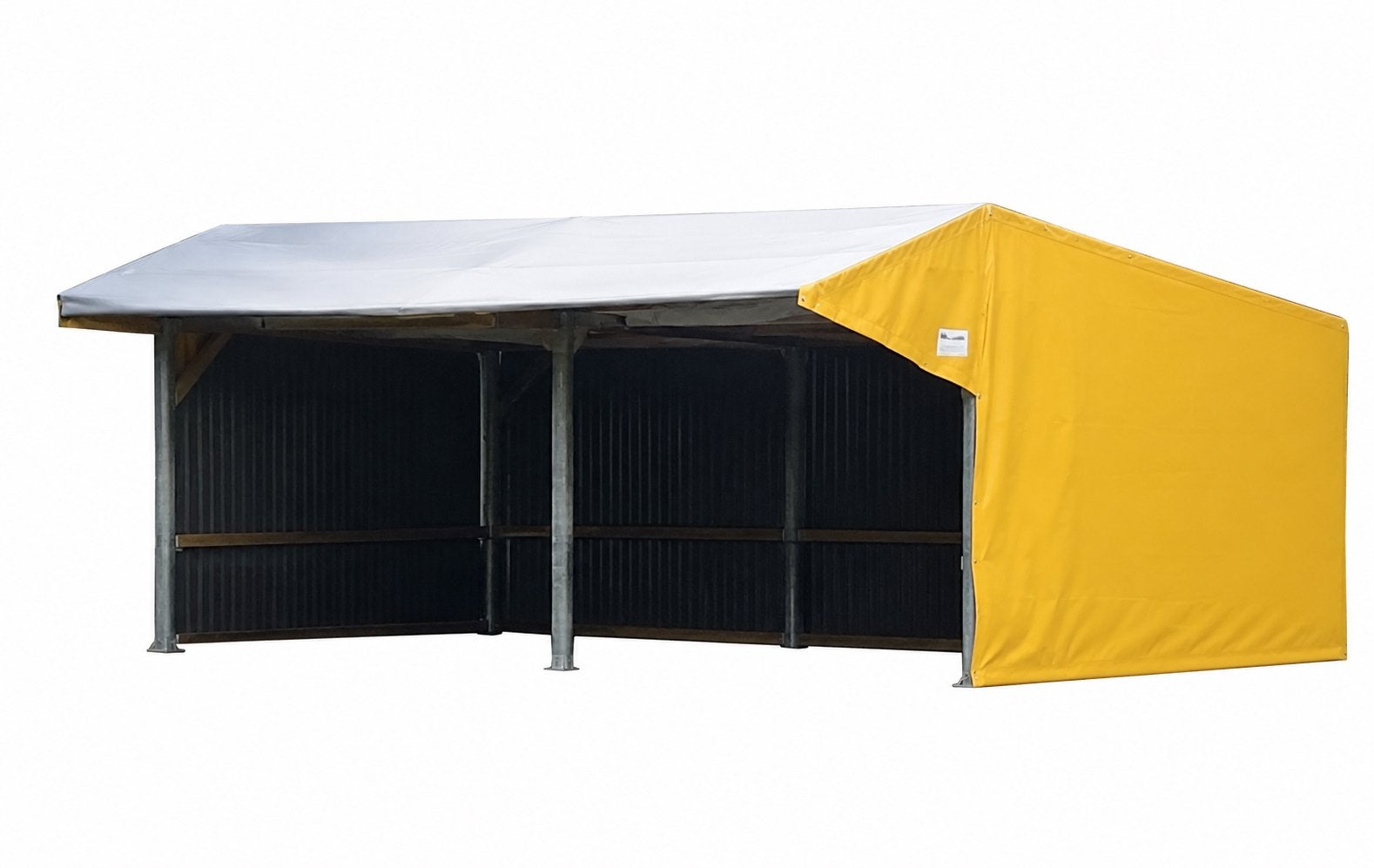 Te koop: 2mobiele buitenstallen met overkapping (schuilstal), Ophalen, Zo goed als nieuw, Overige soorten