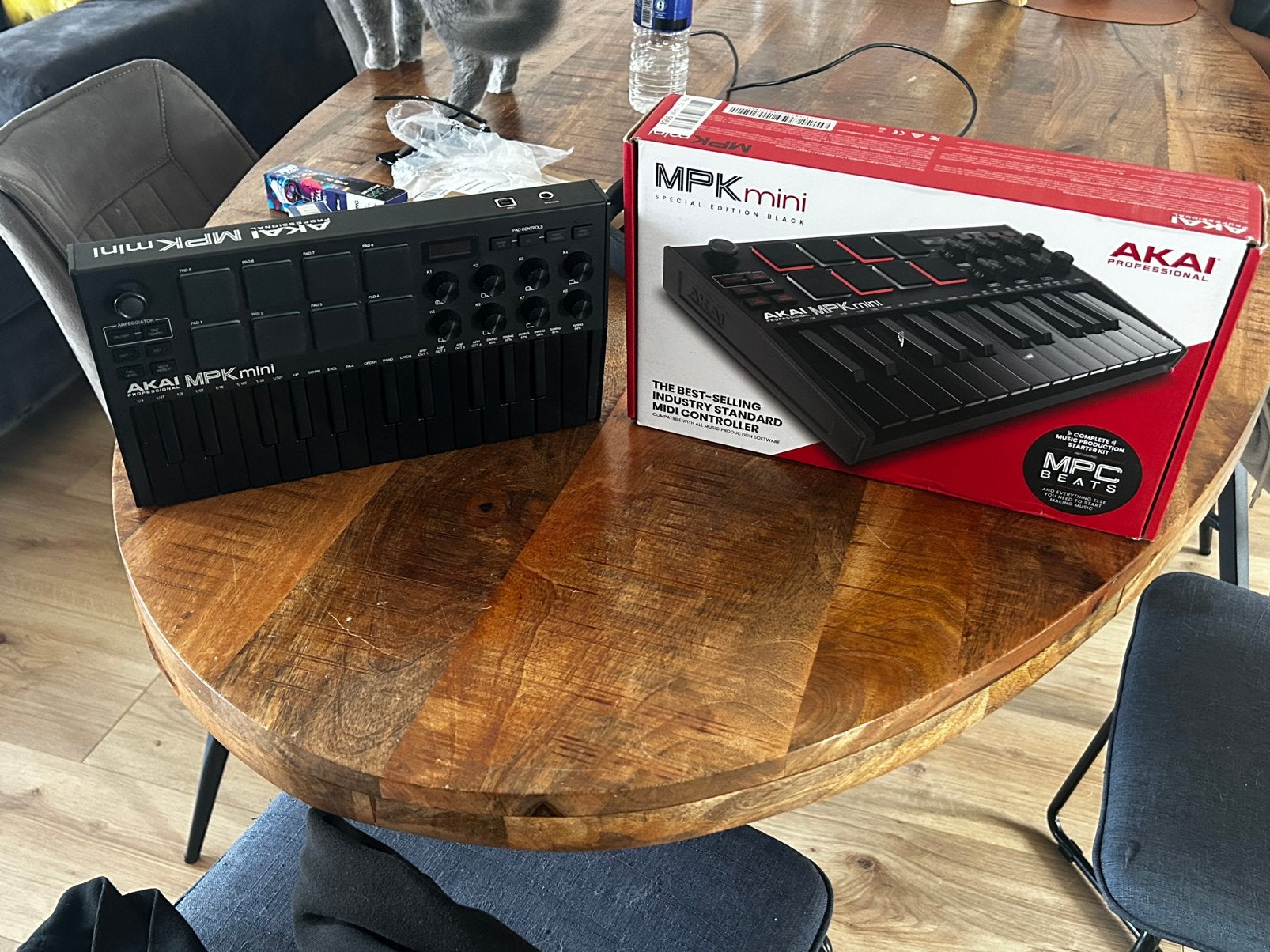 AKAI Professional MPK3 mini zwart. USB naar MIDI, Ophalen of Verzenden, Zo goed als nieuw