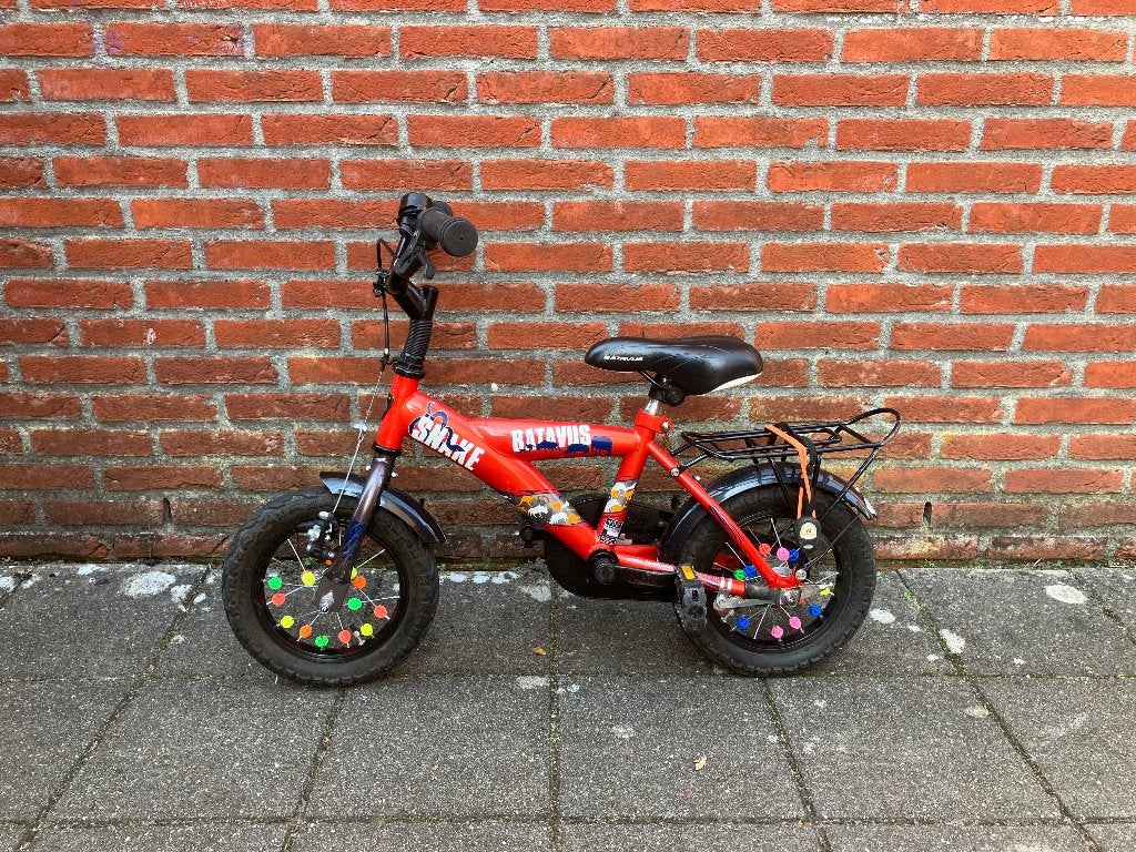 Rode Snake kinderfiets, Fietsen en Brommers, Ophalen, Gebruikt, Minder dan 16 inch, Batavus