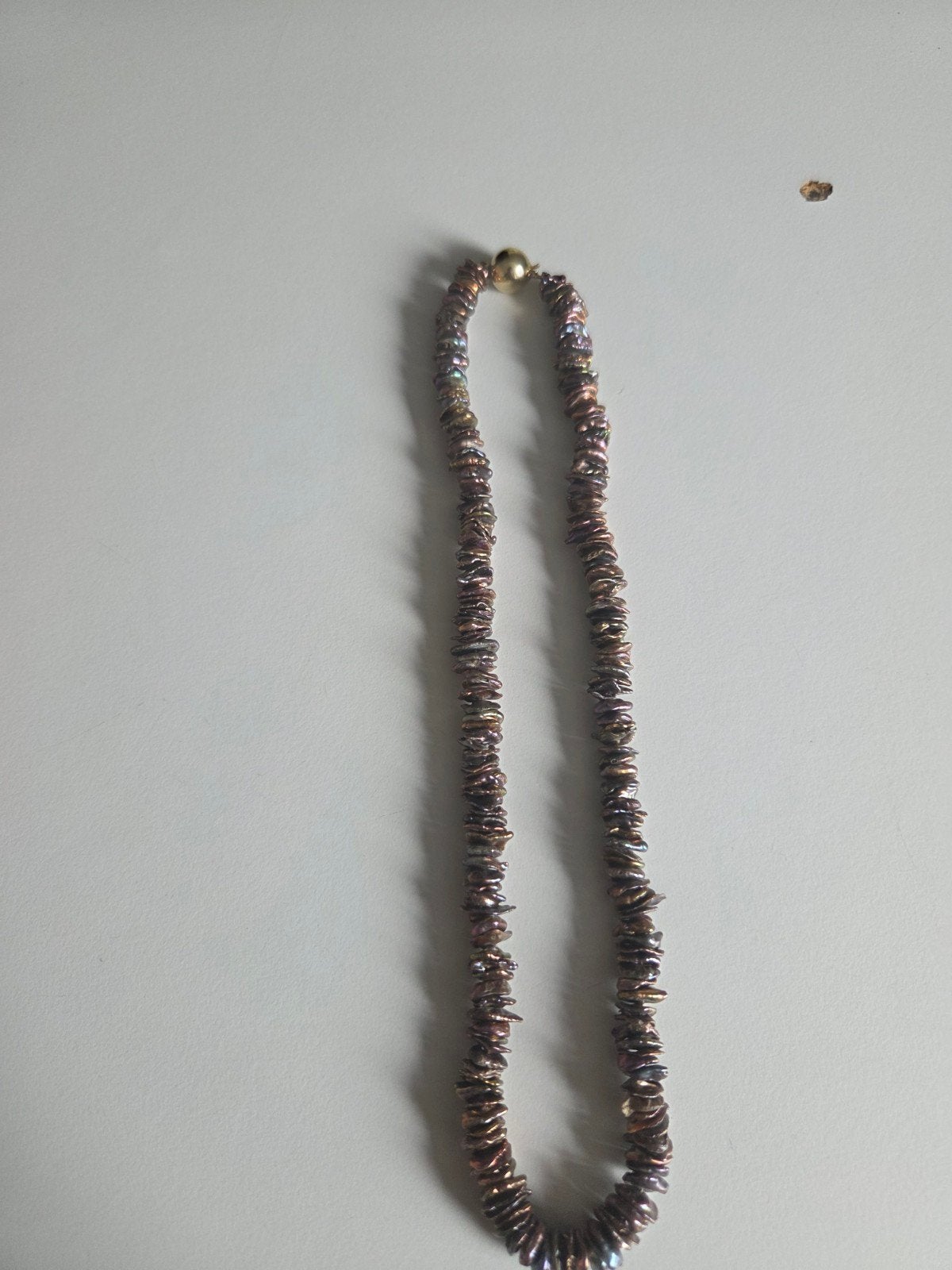 Parelketting cornflake, Verzenden, Goud
