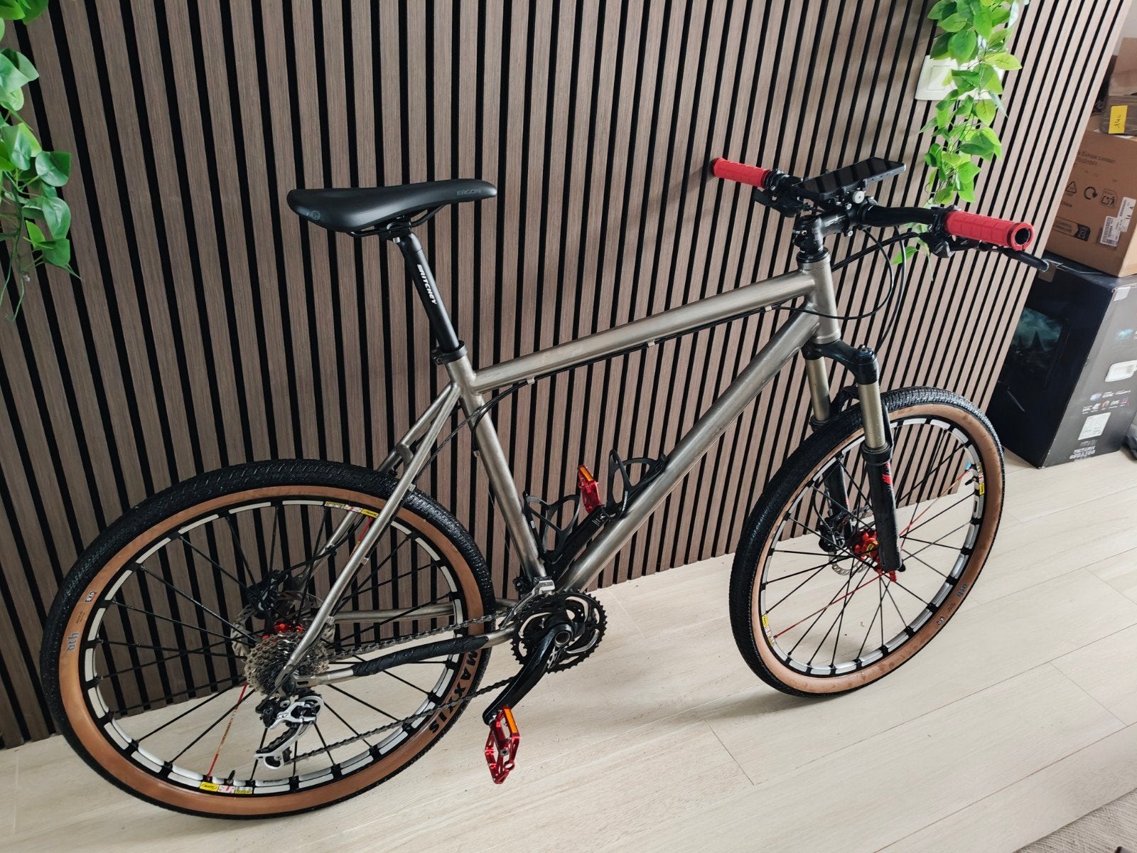 Titanium Medium MTB – Shimano XT / Mavic Crossmax, Fietsen en Brommers, Fietsen | Mountainbikes en ATB, 53 tot 57 cm, Ophalen