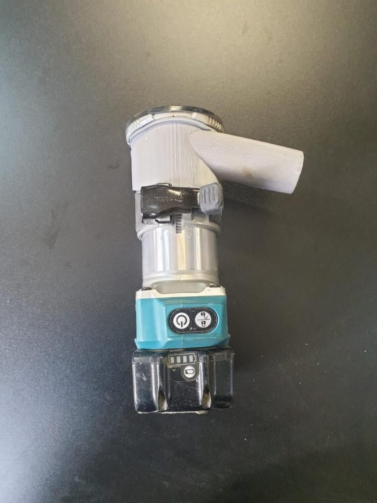 Makita Bovenfrees Stofafzuigadapter, Accu, Nieuw, Ophalen of Verzenden, Makita
