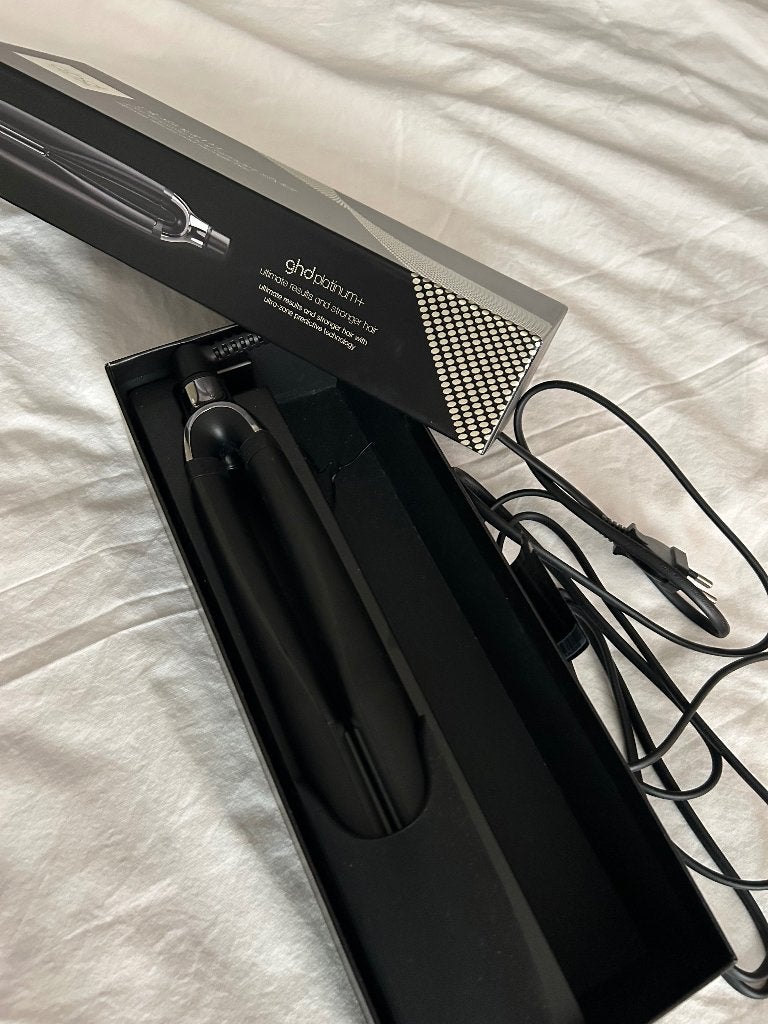 stijltang GHD platinum +, Ophalen of Verzenden, Zo goed als nieuw, Krultang of Stijltang