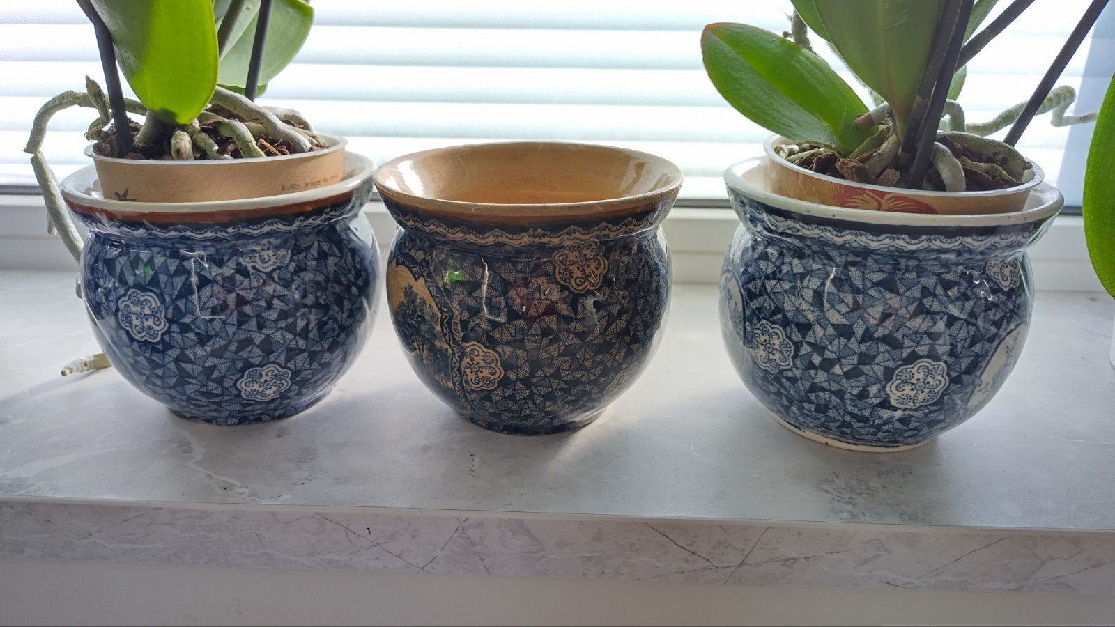 Villeroy en Boch bloempotjes - Set van 3, Ophalen of Verzenden