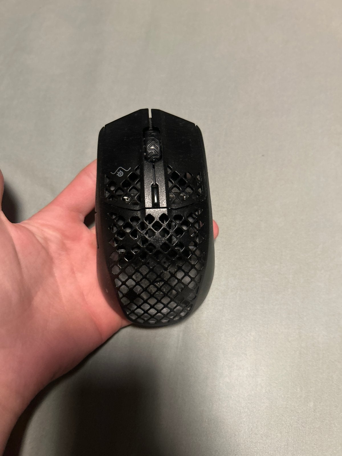 SteelSeries Aerox 3 (2022) Onyx Draadloze Gaming Muis, Computers en Software, Muizen, Ophalen, Rechtshandig, Muis, Gebruikt