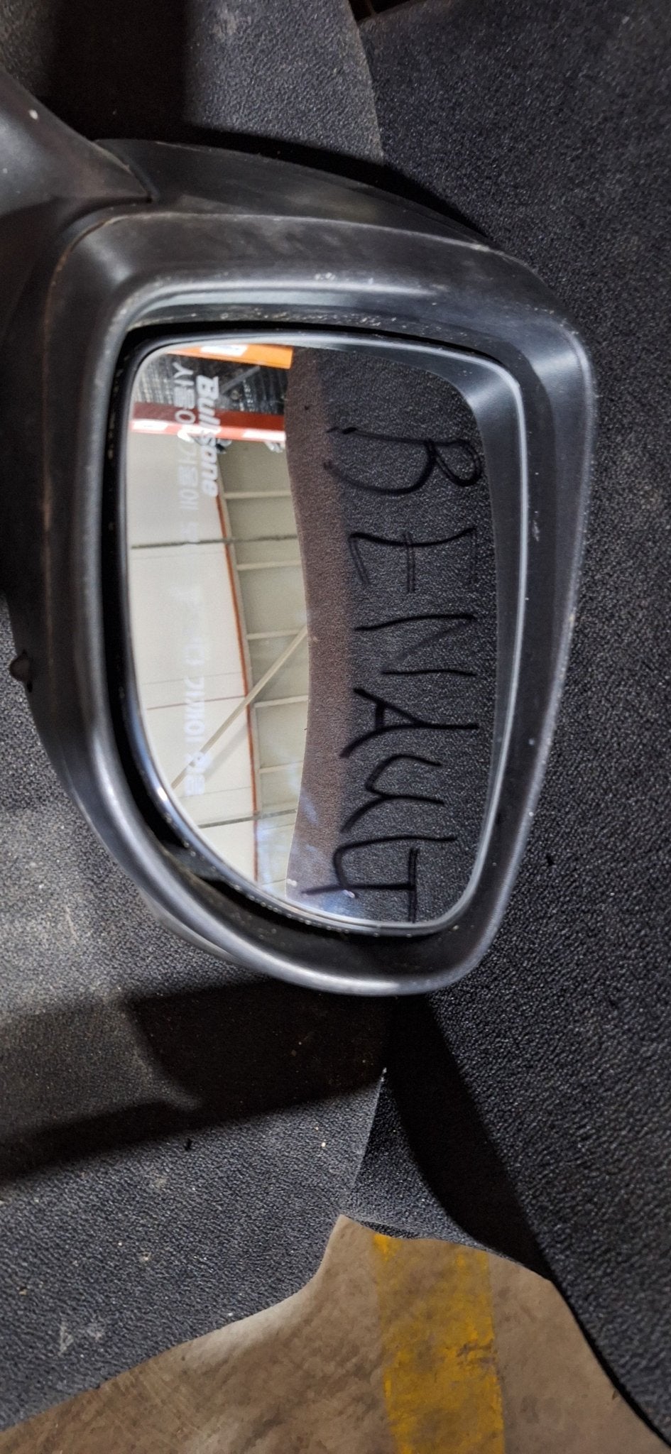 Rechter Buitenspiegel Renault Mégane 3 Zwart (Opknapper/Kras, Gebruikt, -, -, Ophalen of Verzenden