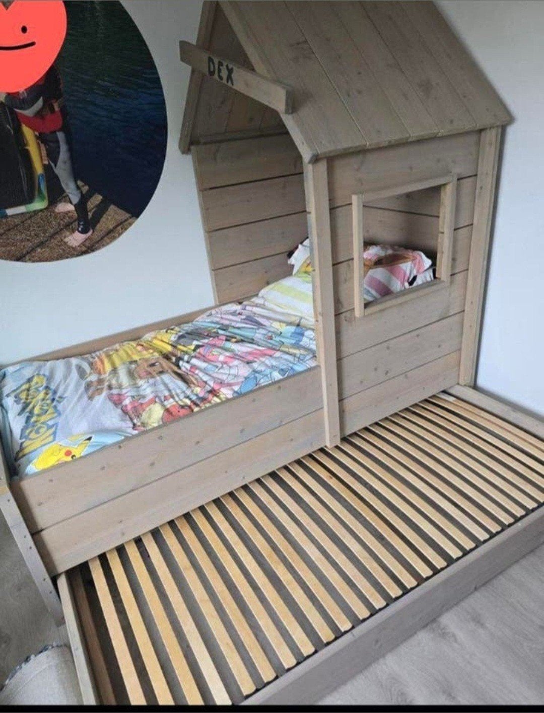 Uitschuifbed huisje - perfect voor kinderkamer, Ophalen of Verzenden