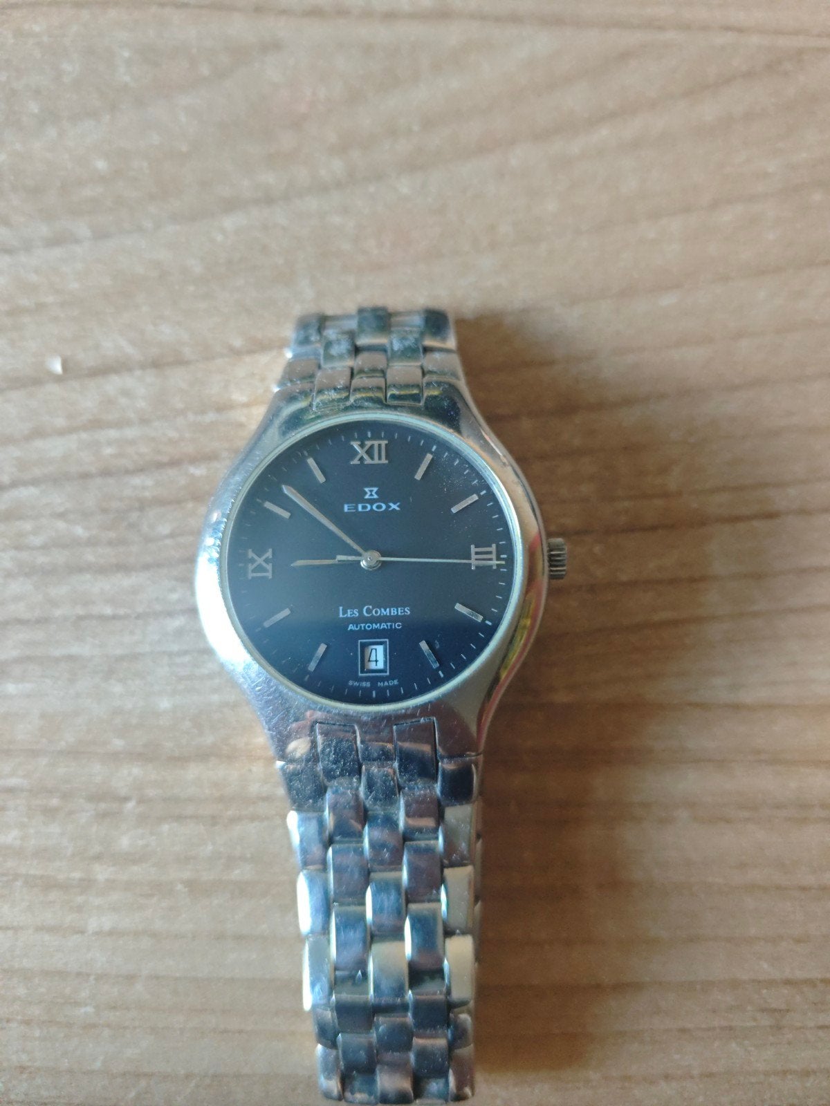 Edox horloge, Ophalen of Verzenden, Staal, Overige merken, 1960 of later