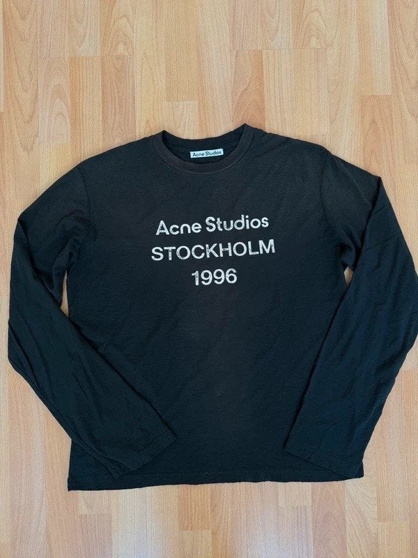 Acne Studios long-sleeve, Acne Studios, Maat 48/50 (M), Zwart, Nieuw