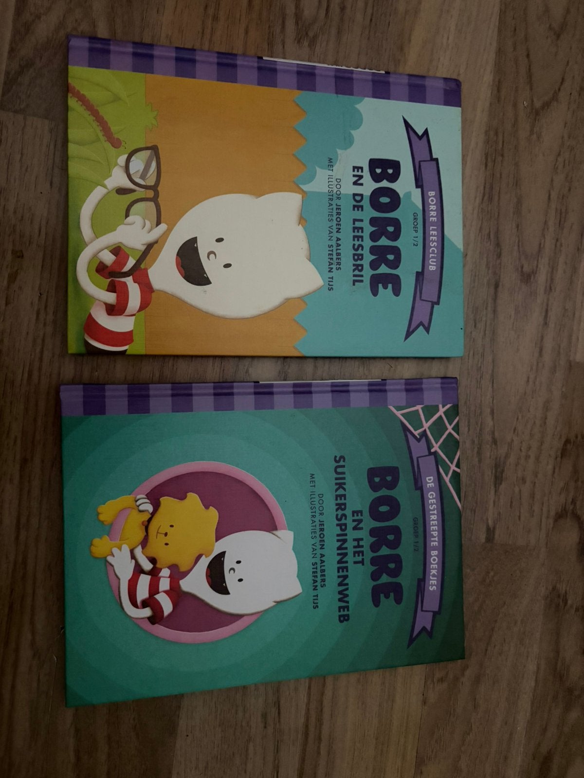 Borre leesboekjes groep 1/2 leesbril en suikerspin, Ophalen of Verzenden, Zo goed als nieuw, 3 tot 4 jaar