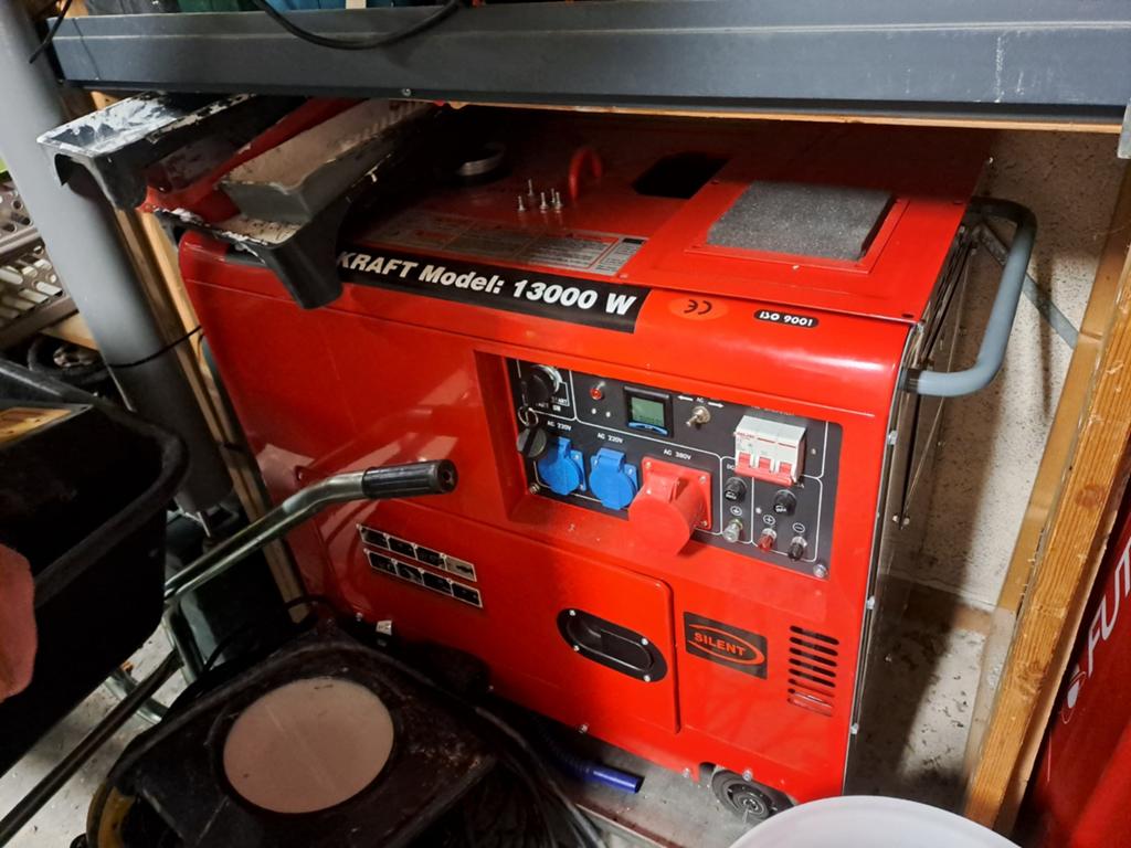 Aggregaat kraft model 13000 nieuwstaat, Ophalen