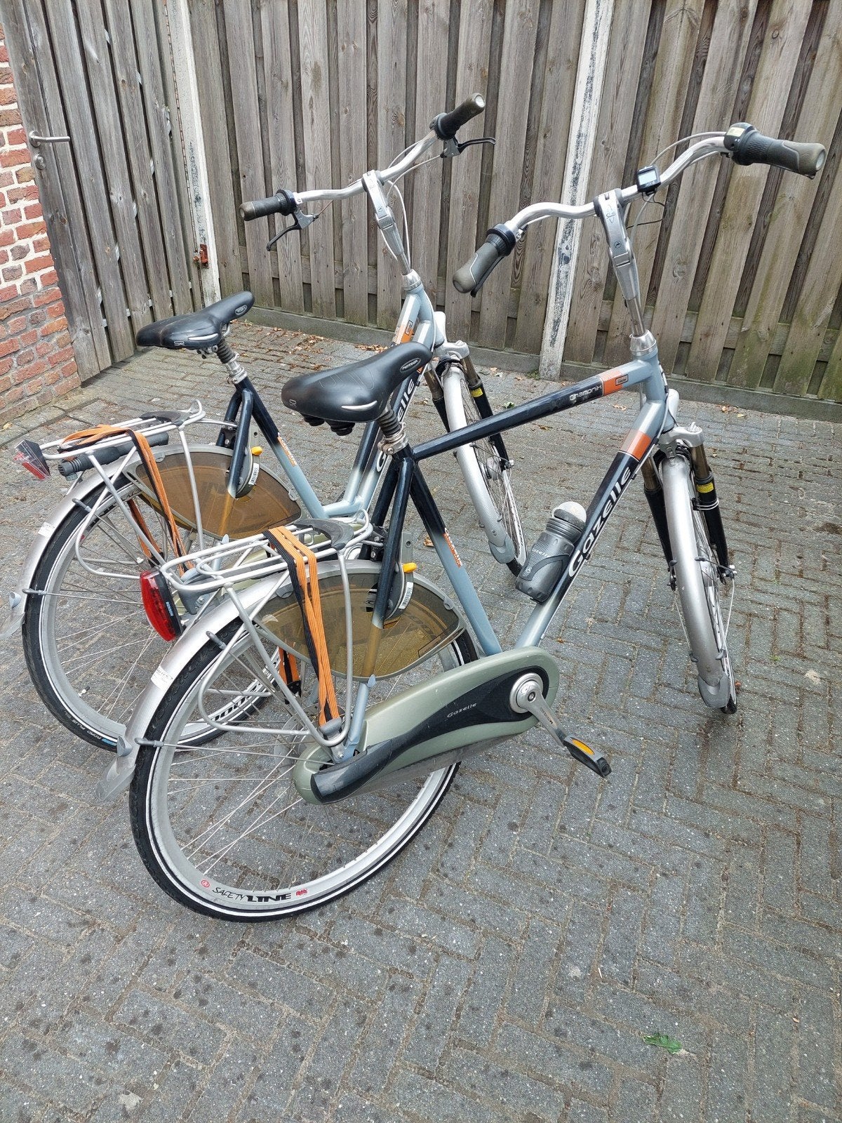 Gazelle dames en heren fiets, Ophalen, Gebruikt, Gazelle