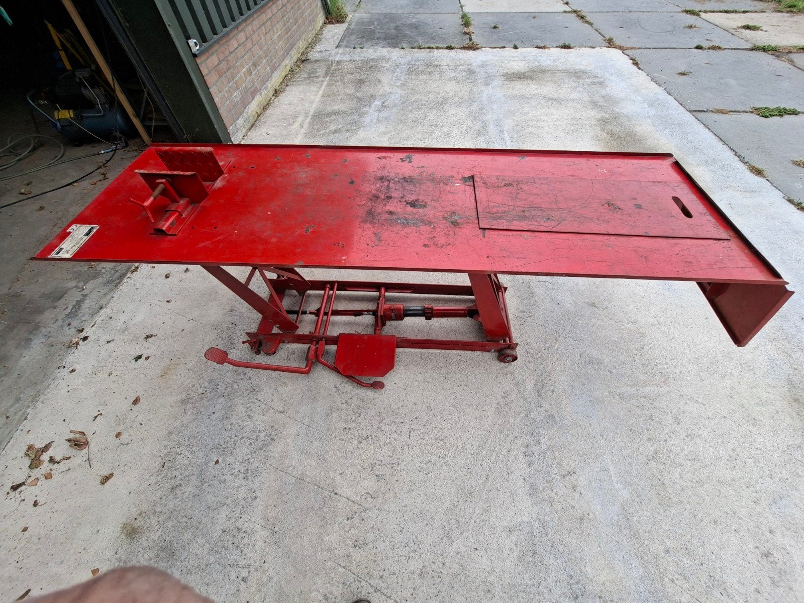 motor of bromfiets brug, Ophalen