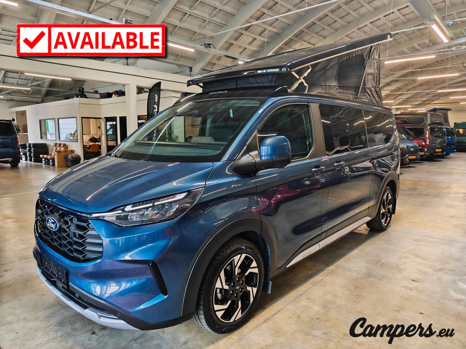 Ford Nugget L2 Plus Active 170PK A8 AUT, Caravans en Kamperen, Automaat, Buscamper of Camperbus, Elektrische ramen, Bedrijf