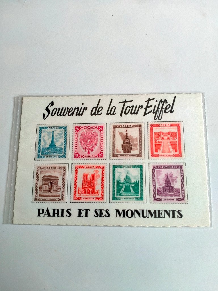 Souvenir de la Tour Eiffel, Verzamelen, Verzenden, 1940 tot 1960, Ongelopen, Frankrijk