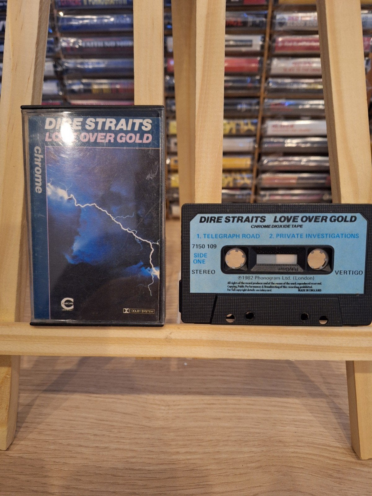 Dire Straits - Love Over Gold (Cassette), Cd's en Dvd's, Gebruikt, 1 bandje, Ophalen of Verzenden, Origineel